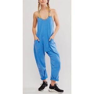 NWT FP Movement by Free People Hot Shot Onesie- Riviera Blue